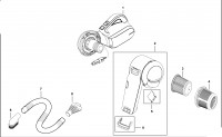 Black & Decker BDCAR1200-XJ Dustbuster Pivot Auto Car Vacuum Spare Parts Type H1